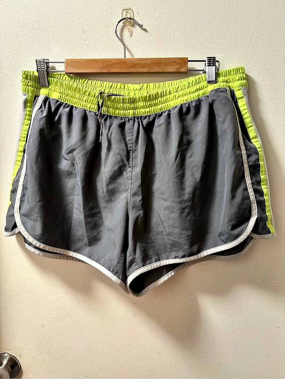 Reebok Athletic Shorts in Black & Green size XL